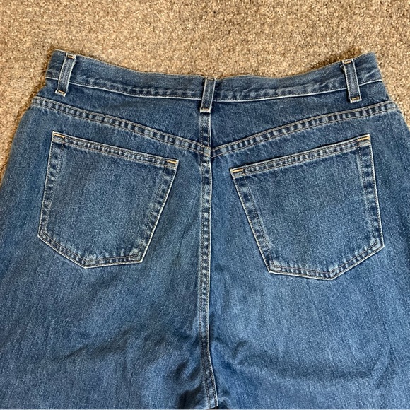 Lands’ End women’s blue high rise baggie fit jeans size 14 - Picture 5 of 12